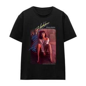 Flashdance Unisex Adult Title T-Shirt / Black